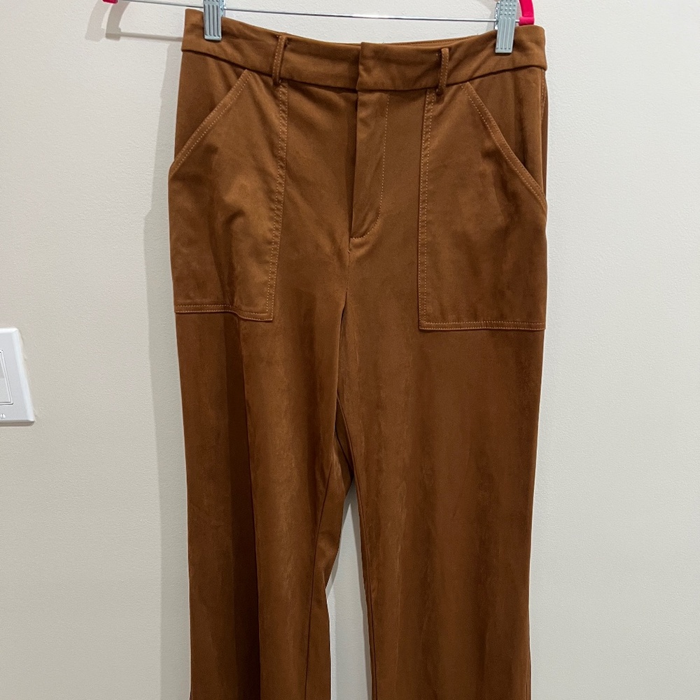 NWT - Ramy Brook - Edwin Pants - Faux Suede - Size 2